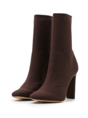 Aldo Delylah sock boot burgundy brown size 8
